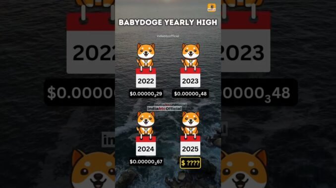 Babydoge Yearly High 🚀💯...#crypto #bitcoin #babydogeprice #babydoge #babydogecoin #indiabtc