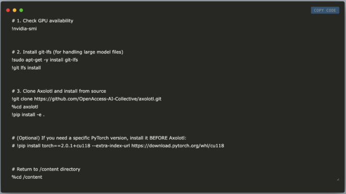 Tutorial to Fine-Tuning Mistral 7B with QLoRA Using Axolotl for Efficient LLM Training